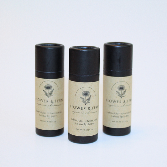 Calendula + Chamomile Tallow Lip Balm