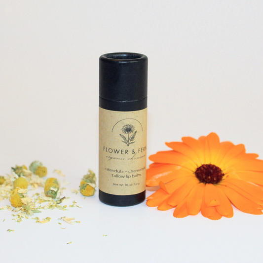 Calendula + Chamomile Tallow Lip Balm