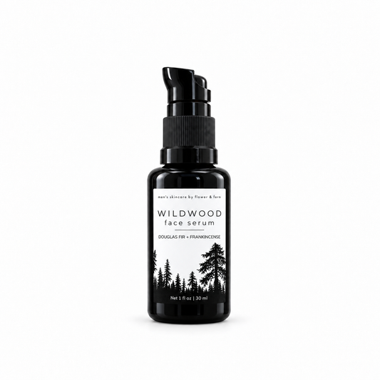 Wildwood Face Serum + Beard Oil | Bakuchiol + Vitamin C