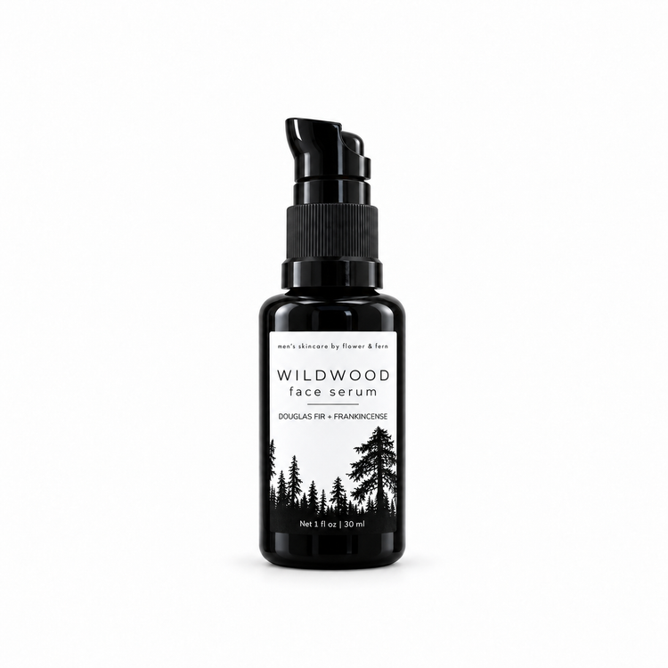 Wildwood Face Serum + Beard Oil | Bakuchiol + Vitamin C