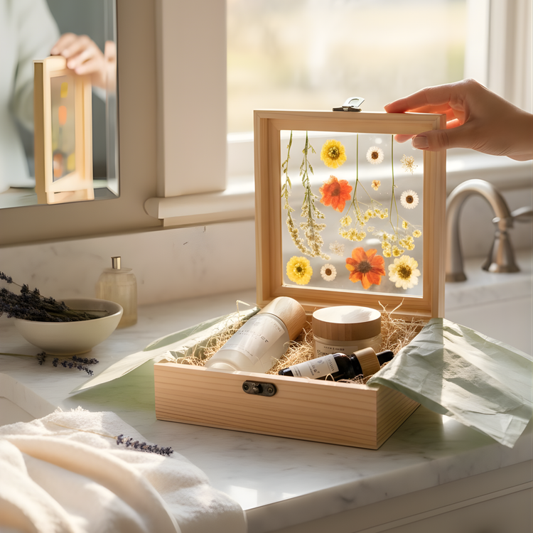 PRE-ORDER Holiday Gift Box: 3-Step Skincare Gift Set in Hand-Crafted Keepsake (Limited Edition)