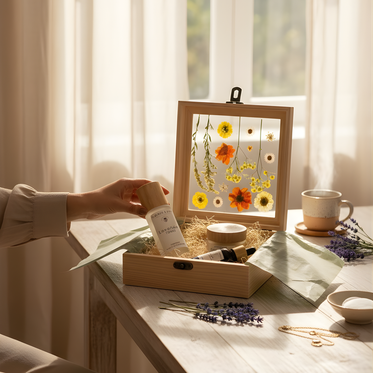 PRE-ORDER Holiday Gift Box: 3-Step Skincare Gift Set in Hand-Crafted Keepsake (Limited Edition)