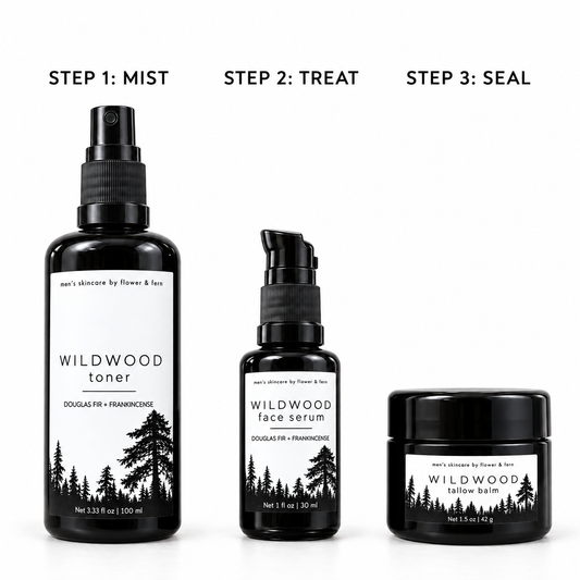 The Wildwood Ritual | Three-Step Men's Skincare Set